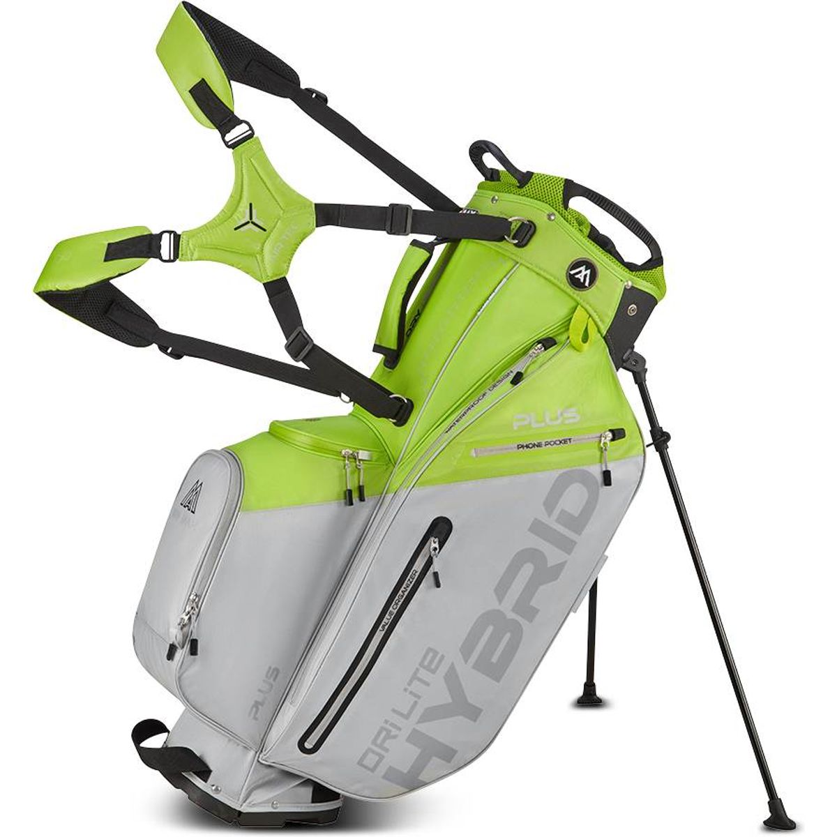 Big Max Dri Lite Hybrid Plus Vandtæt Bærebag - Lime/Silver