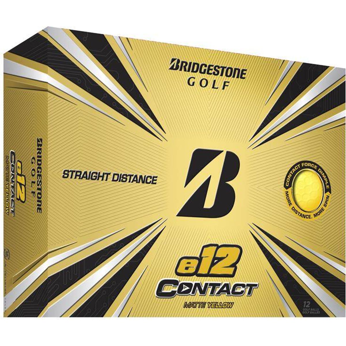 Bridgestone E12 Contact Logobolde - Gul