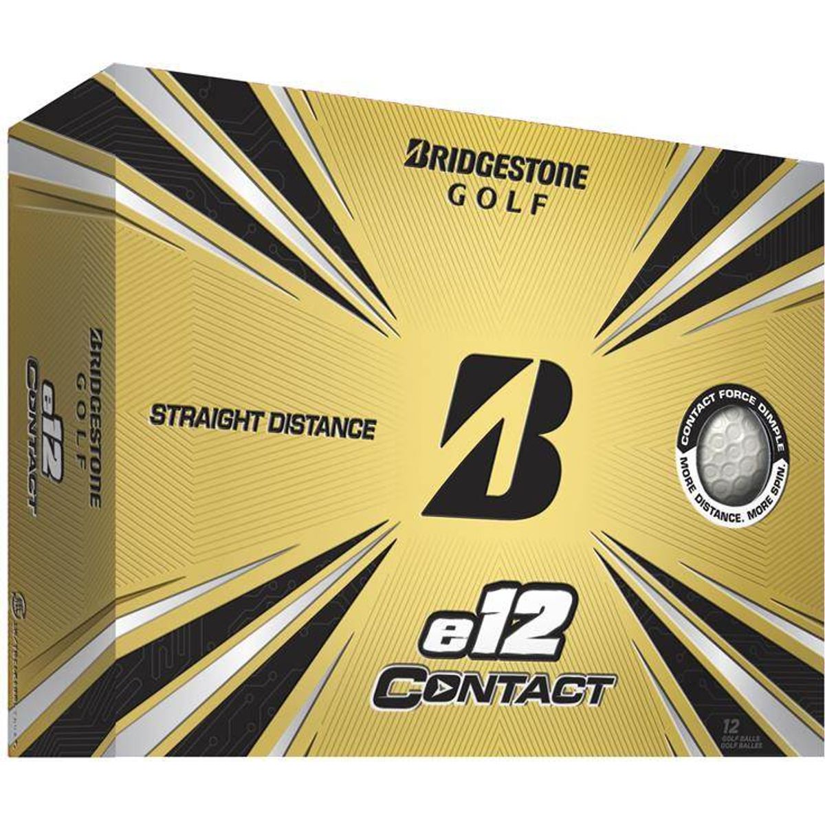 Bridgestone E12 Contact Logobolde - Hvid