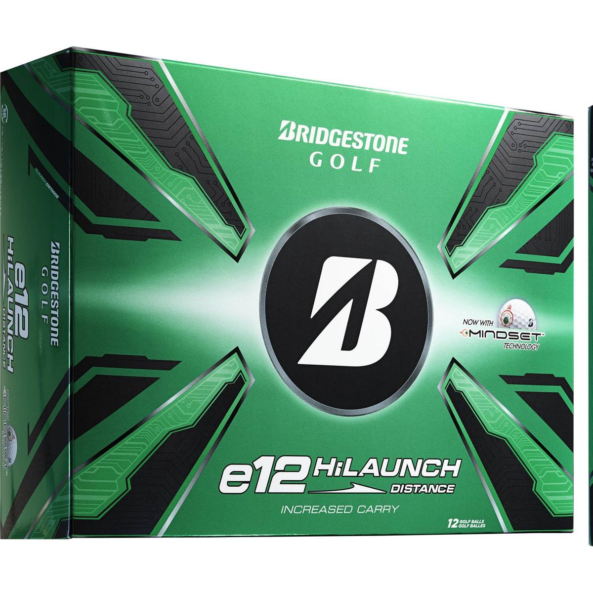 Bridgestone E12 High Launch Golfbolde - Hvid