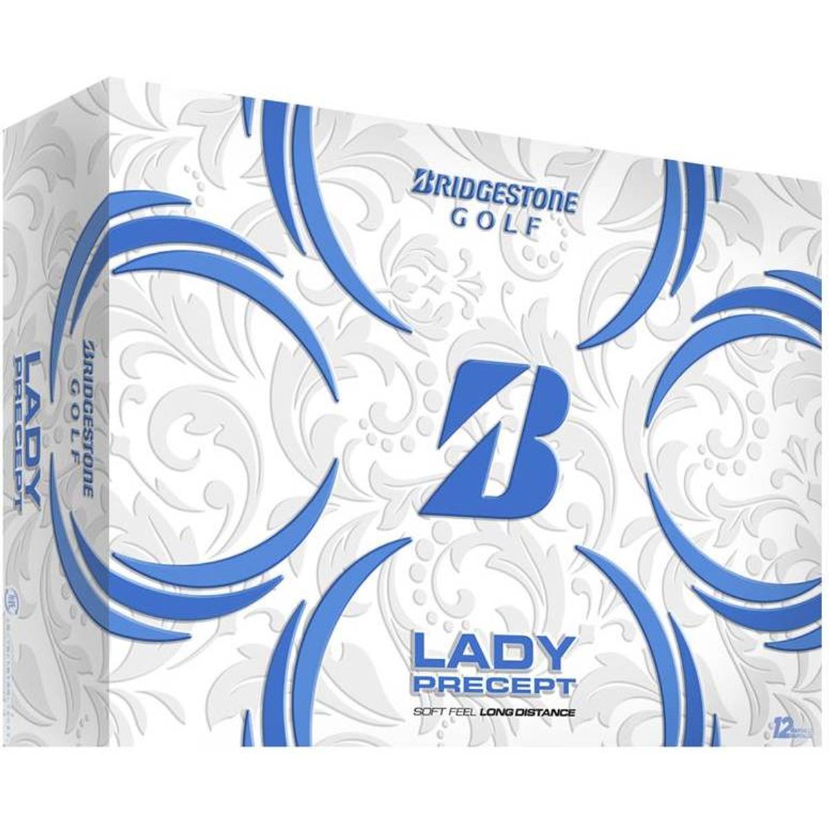 Bridgestone Precept Lady Dame Logobolde - Hvid