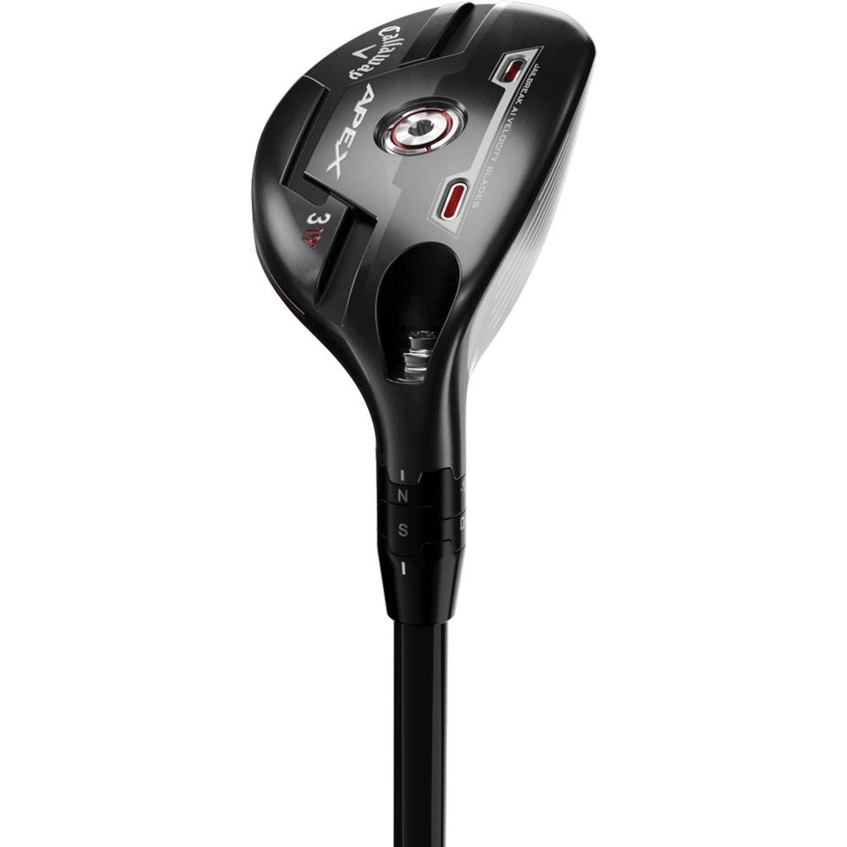 Callaway Apex 21 Herre Hybridkølle - Sort - Venstre - 24.0° (5 Kølle) - UST Mamiya Recoil DART 75 Regular F3 Grafit