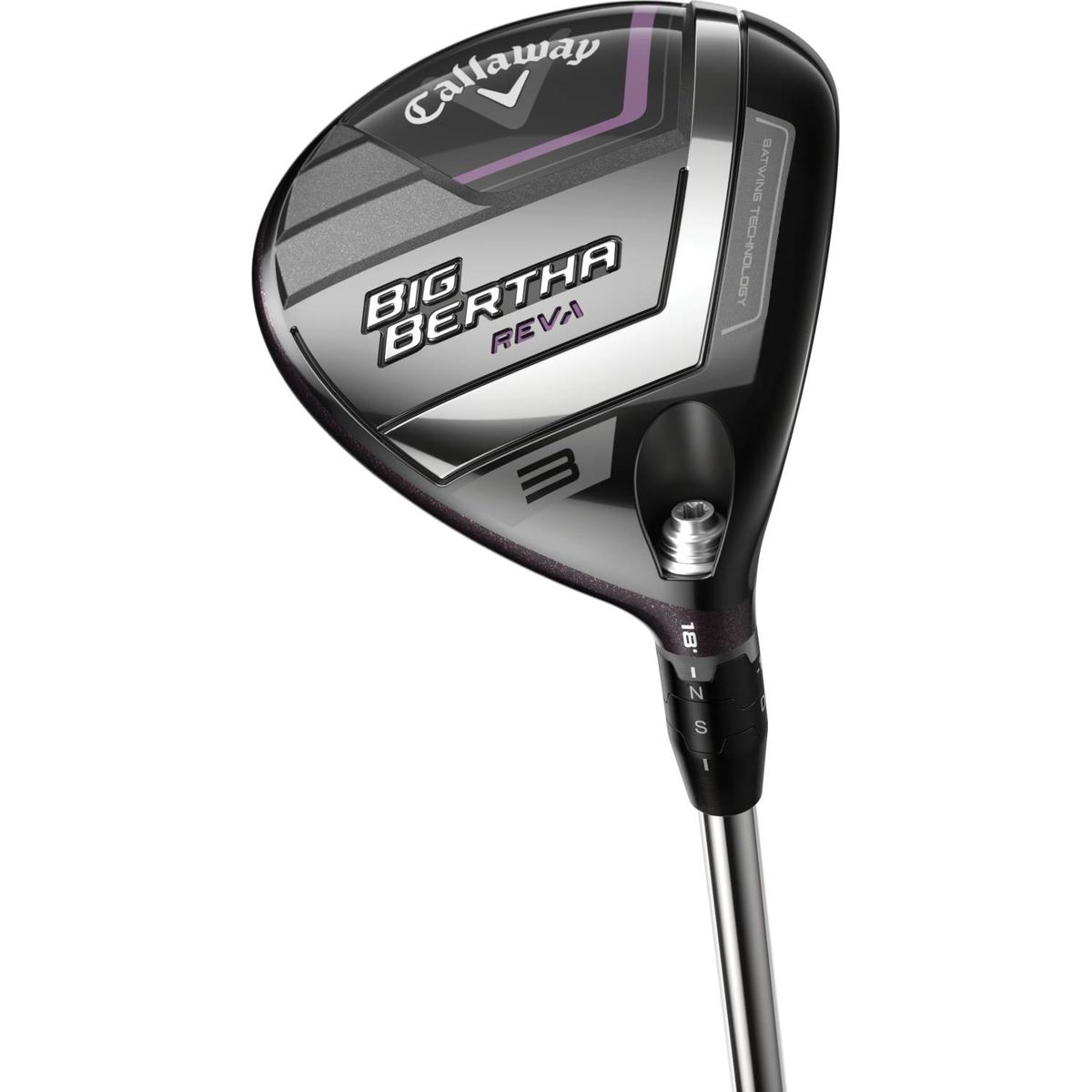 Callaway Big Bertha Reva (2023) Dame Fairwaykølle - Lilla - Højre - 23.0° (Heavenwood Kølle) - Callaway RCH 40 Dame Grafit