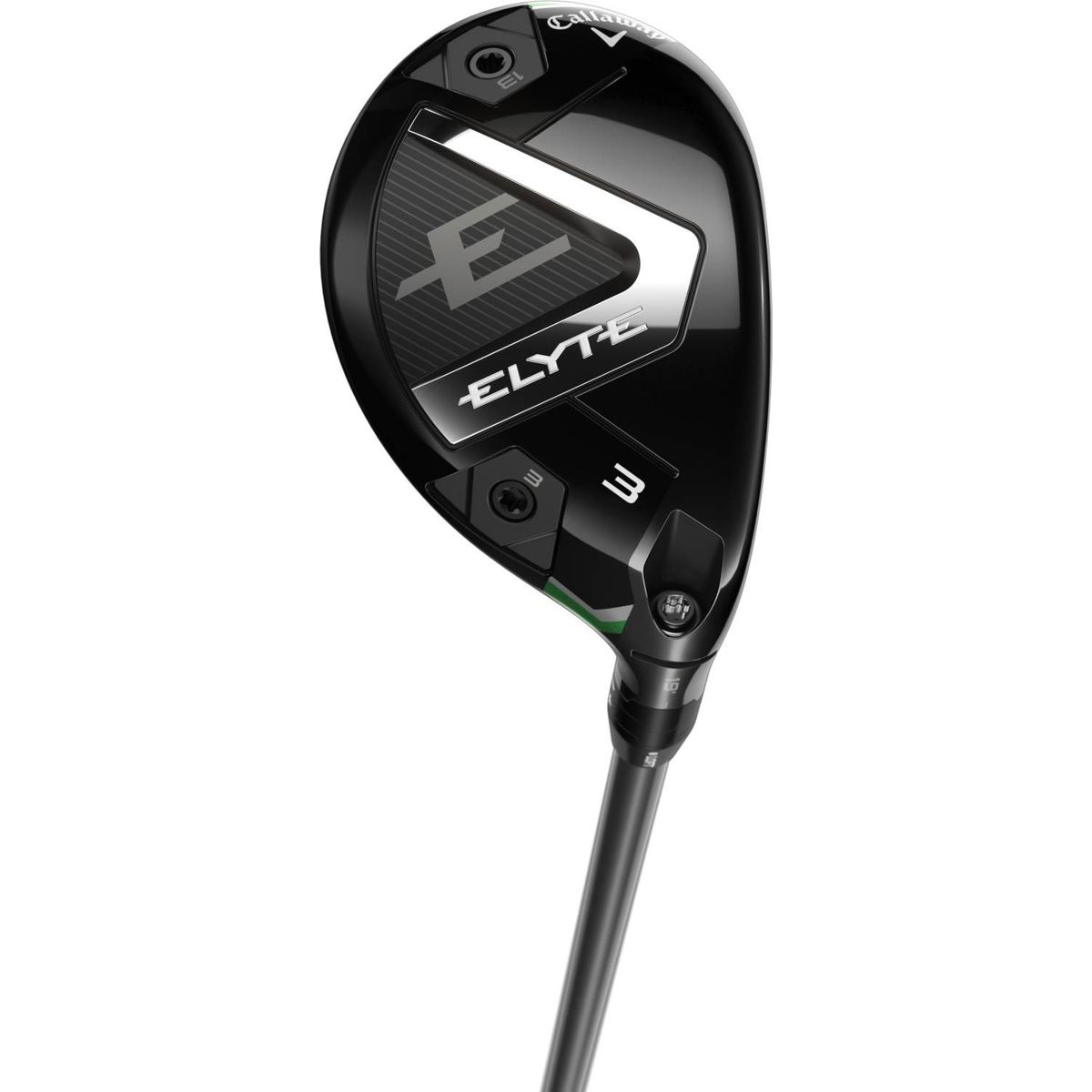 Callaway Elyte Dame Hybridkølle - Sort - Højre - 22.0° (4 Kølle) - True Temper Eldio Blue/White IR/HYB 40 Dame Grafit