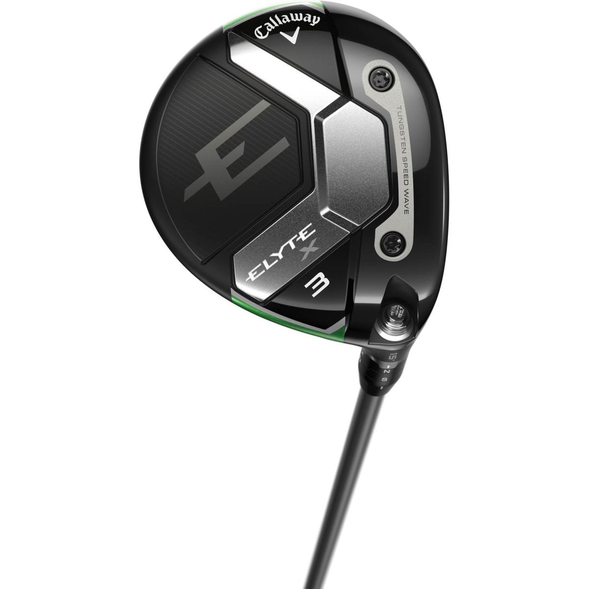 Callaway Elyte X Herre Fairwaykølle - Sort - Højre - 21.0° (7 Kølle) - Mitsubishi Chemical Vanquish 50 Senior R2 Grafit