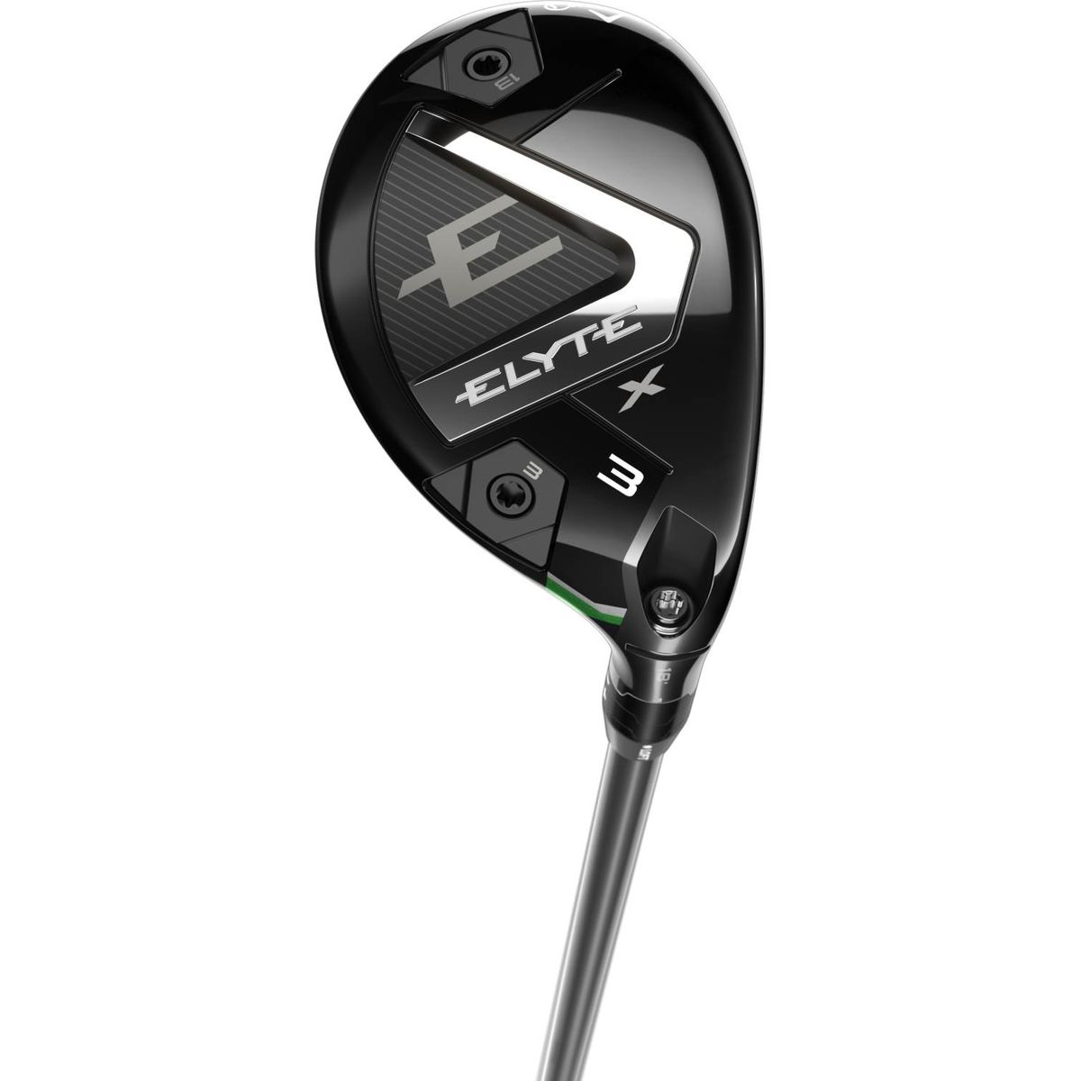 Callaway Elyte X Herre Hybridkølle - Sort - Højre - 25.0° (5 Kølle) - Mitsubishi Chemical Vanquish HB/IR 50 Senior R2 Grafit