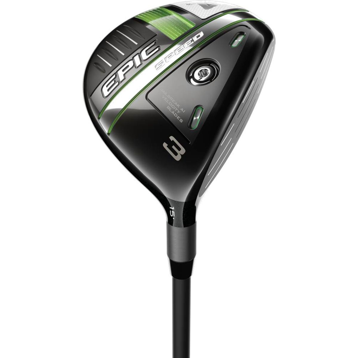 Callaway Epic Speed Herre Fairwaykølle - Sort - Højre - 18.0° (5 Kølle) - True Temper Project X - HZRDUS Smoke IM10 60 Stiff 6.0 Grafit