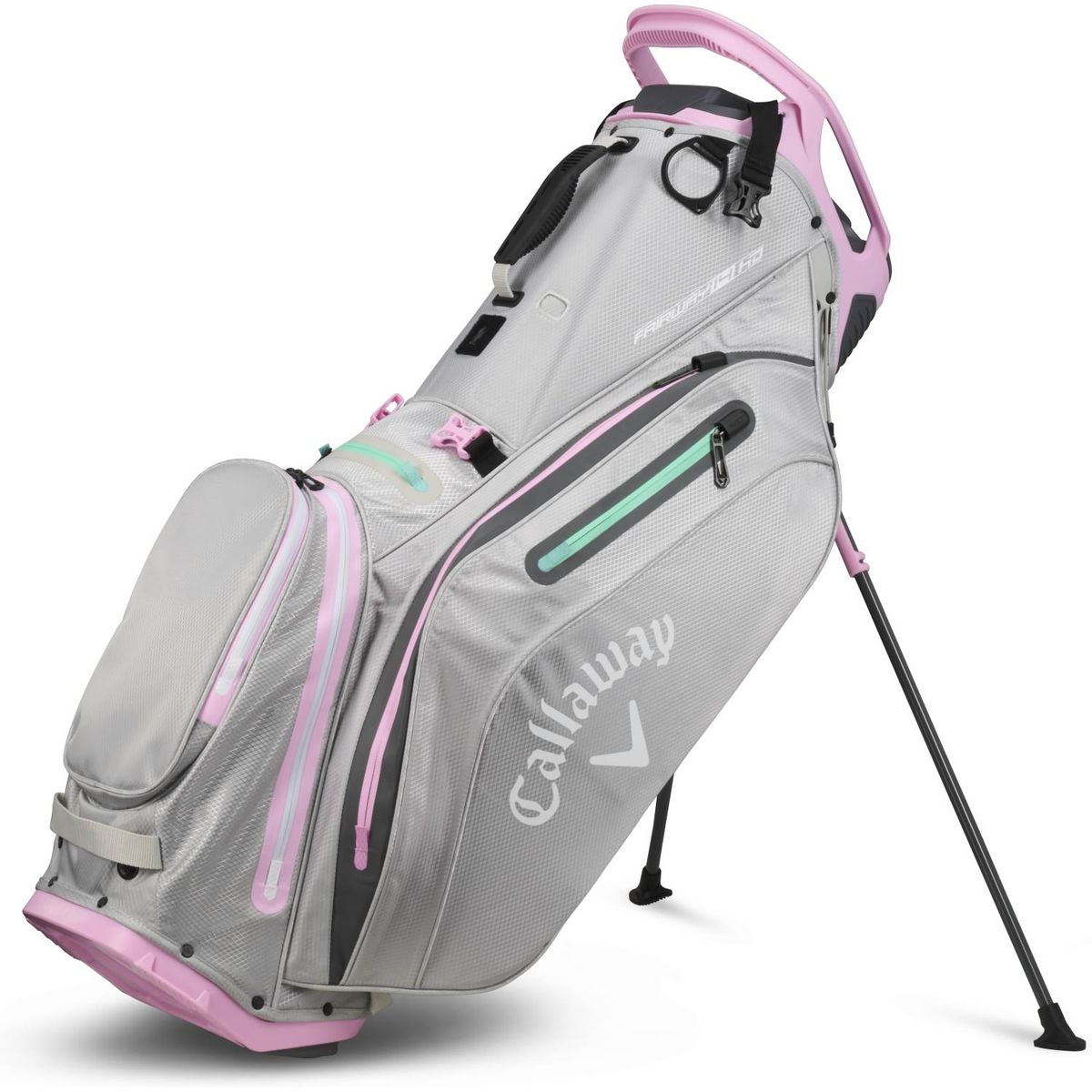 Callaway Fairway 14 HyperDry (2024) Vandtæt Herre Bærebag - Gry/Pink