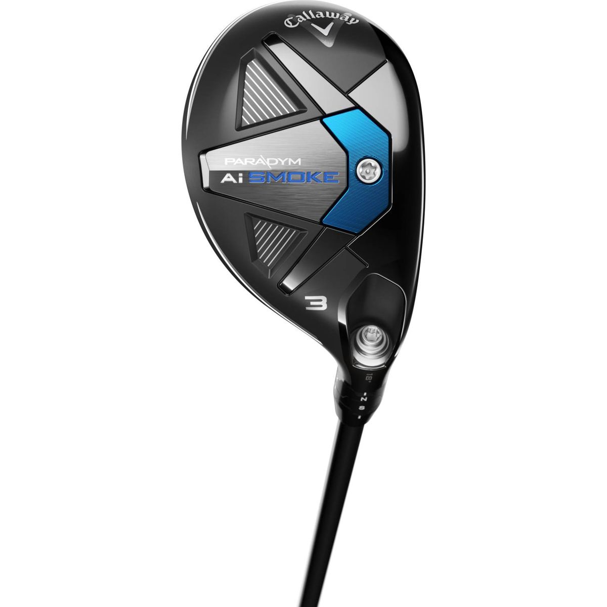 Callaway Paradym Ai Smoke Herre Hybridkølle - Sort - Venstre - 24.0° (5 Kølle) - True Temper Project X Cypher 2.0 60 (2024) Regular 5.5 Grafit