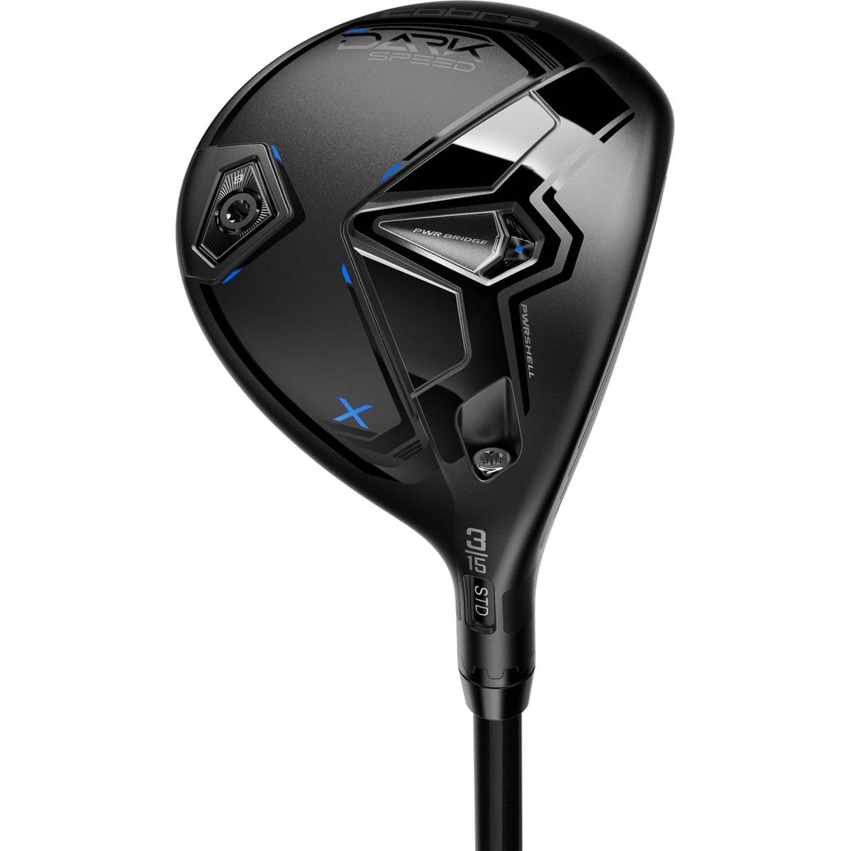 Cobra Darkspeed X Herre Fairwaykølle - Sort - Venstre - 18.0° (5 Kølle) - UST Mamiya LIN-Q M40X Blue 6 Regular F3 Grafit