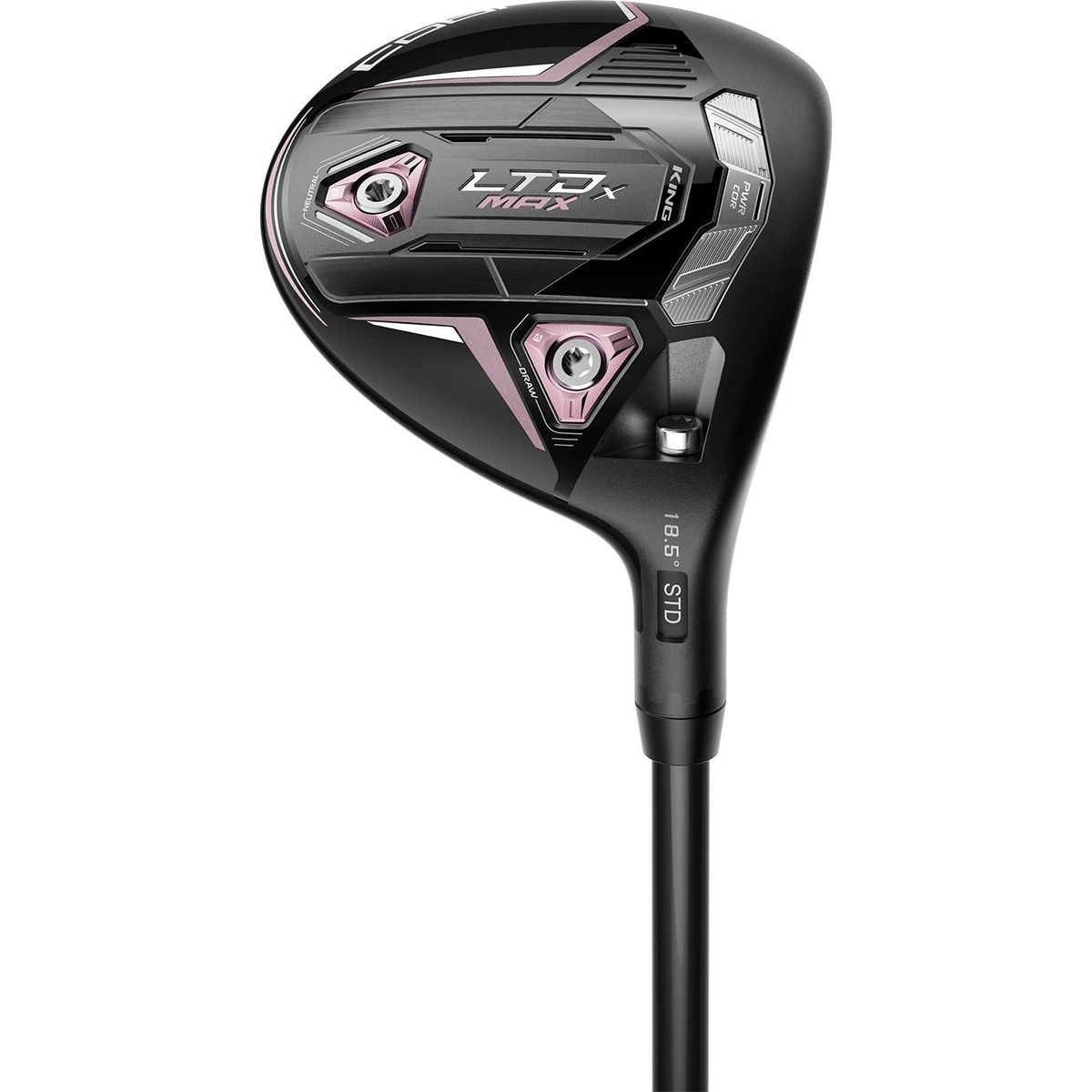 Cobra King LTDx MAX Dame Fairwaykølle - Sort - Højre - 25.5° - UST Mamiya Helium Nanocore 4 Dame F1 Grafit