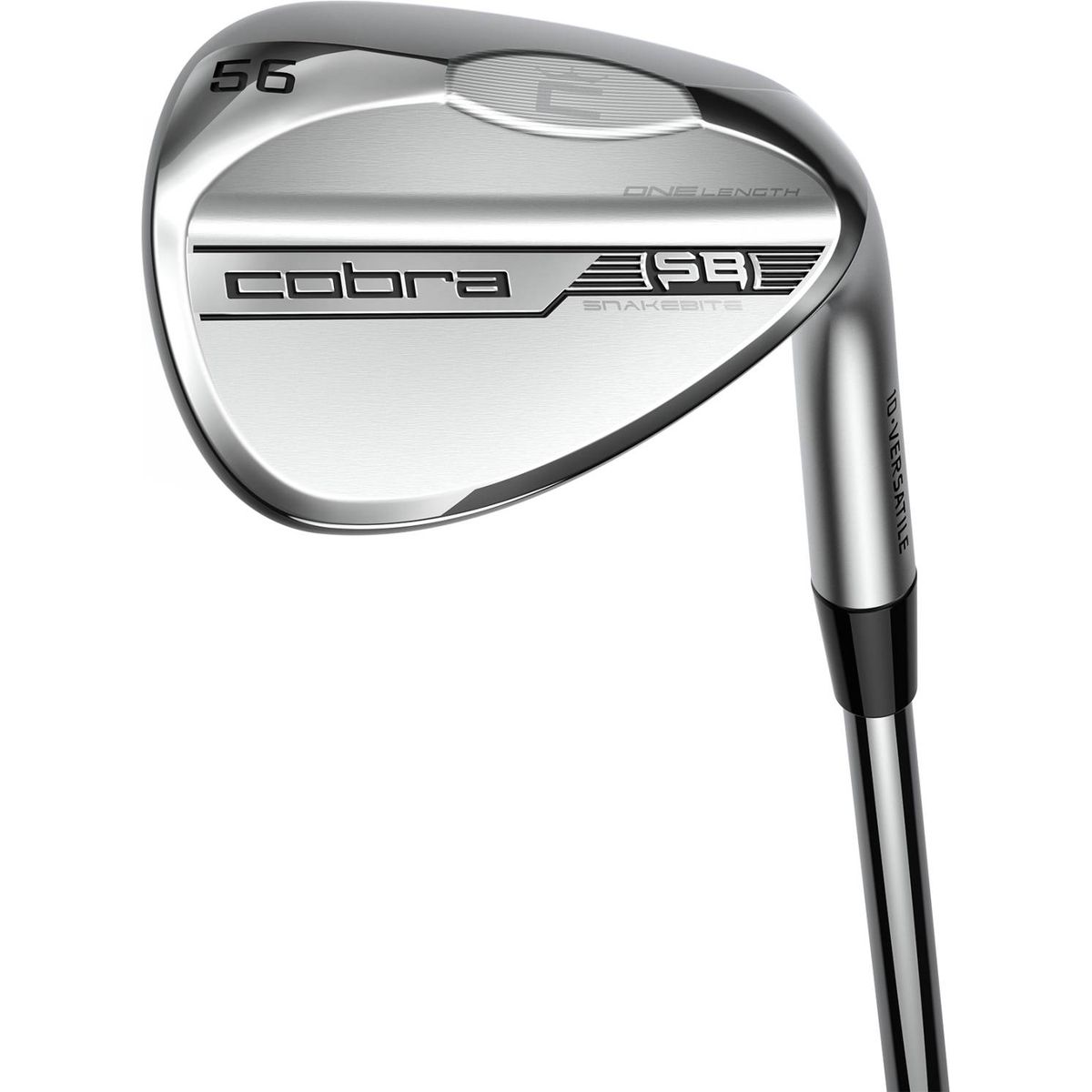 Cobra Snakebite One Length Versatile Herre Lob Wedge - Chrome - Højre - 60.0° / 08° / Versatile - KBS HI Rev 2.0 Stiff Stål