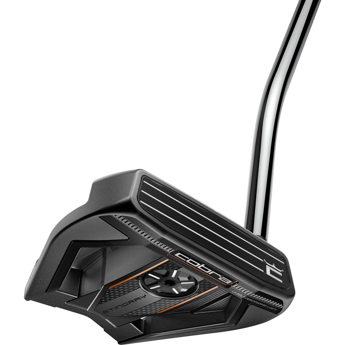 Cobra Vintage Stingray (2024) Single Bend Neck Putter - Grå - Venstre - Str. 34" - Super Stroke Zenergy Pistol 1.0 1.0 Hvid/Sort