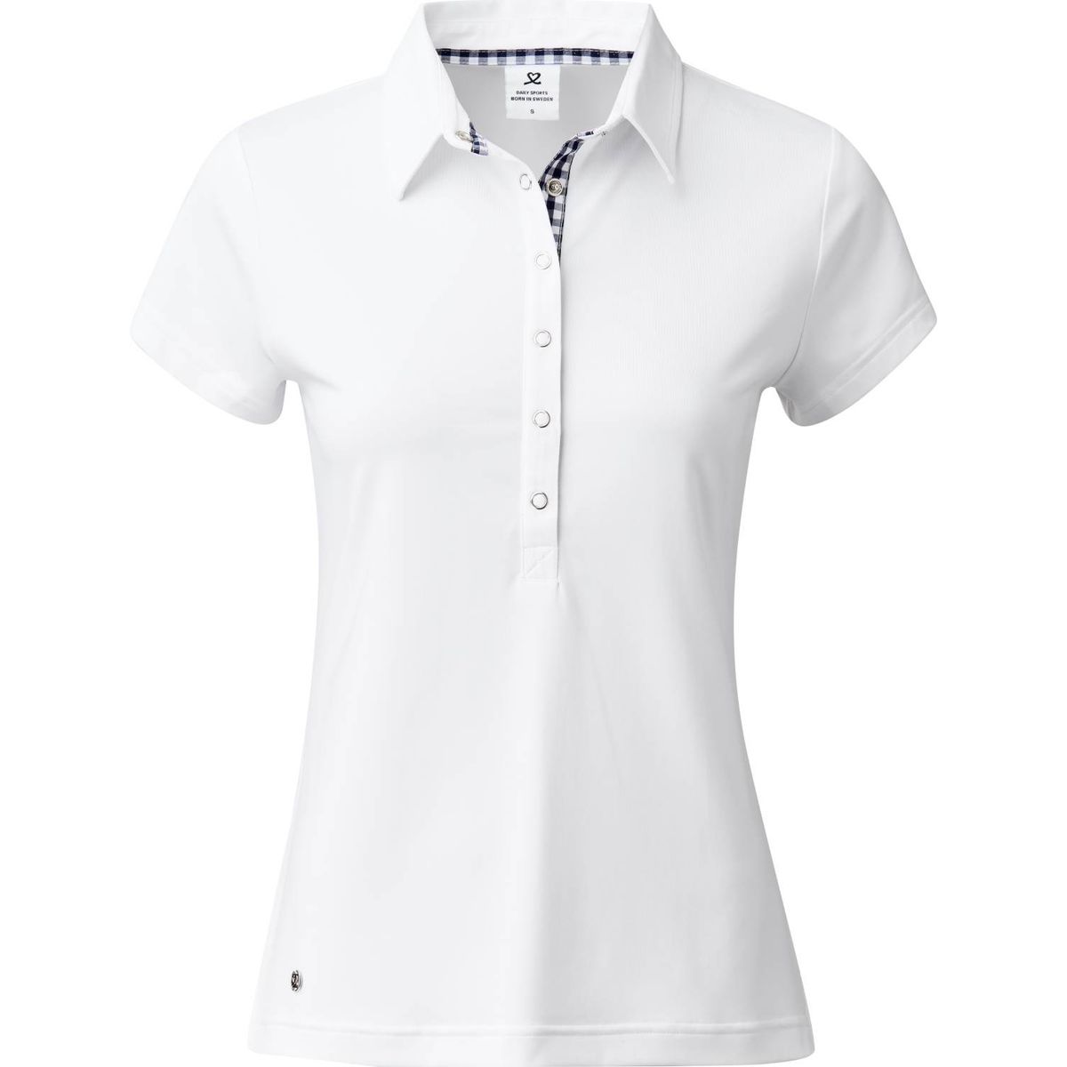 Daily Sports Dina Dame Poloshirt - White - Str. S