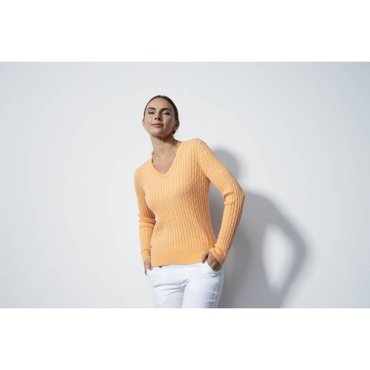 Daily Sports Madelene Dame Pullover - Kumquat - Str. L