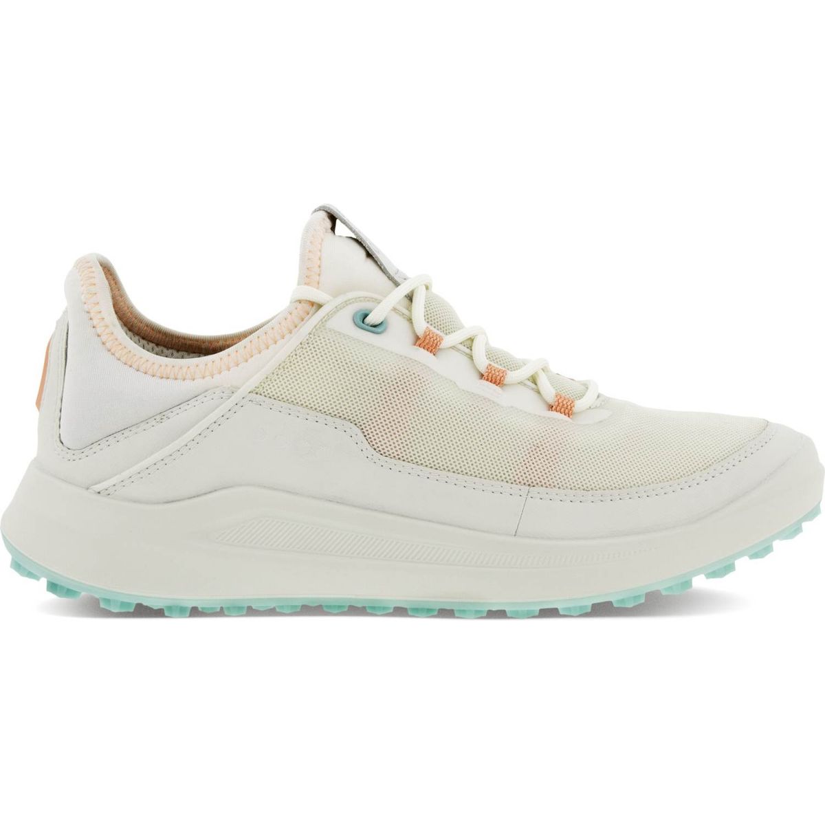 Ecco Core Lightweight Dame Golfsko Uden Spikes - White/Peach Nectar - Str. 36 Normal