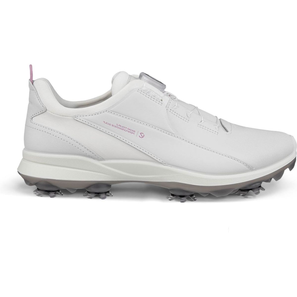 Ecco Biom Tour BOA Vandtætte Dame Golfsko Med Spikes - White - Str. 41 Normal