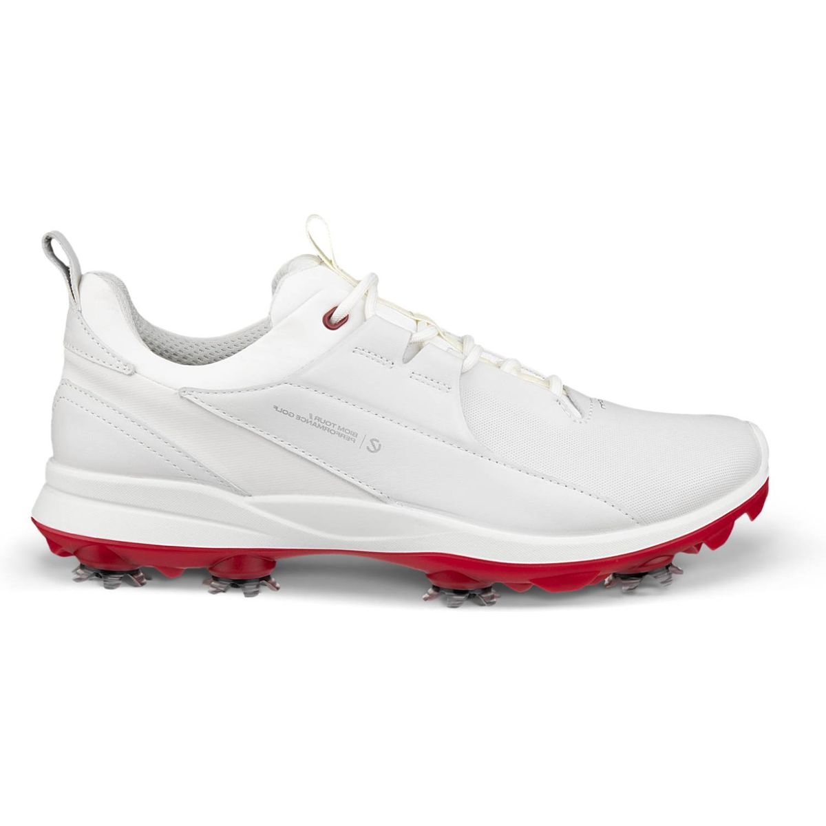 Ecco Biom Tour Vandtætte Dame Golfsko Med Spikes - White - Str. 41 Normal