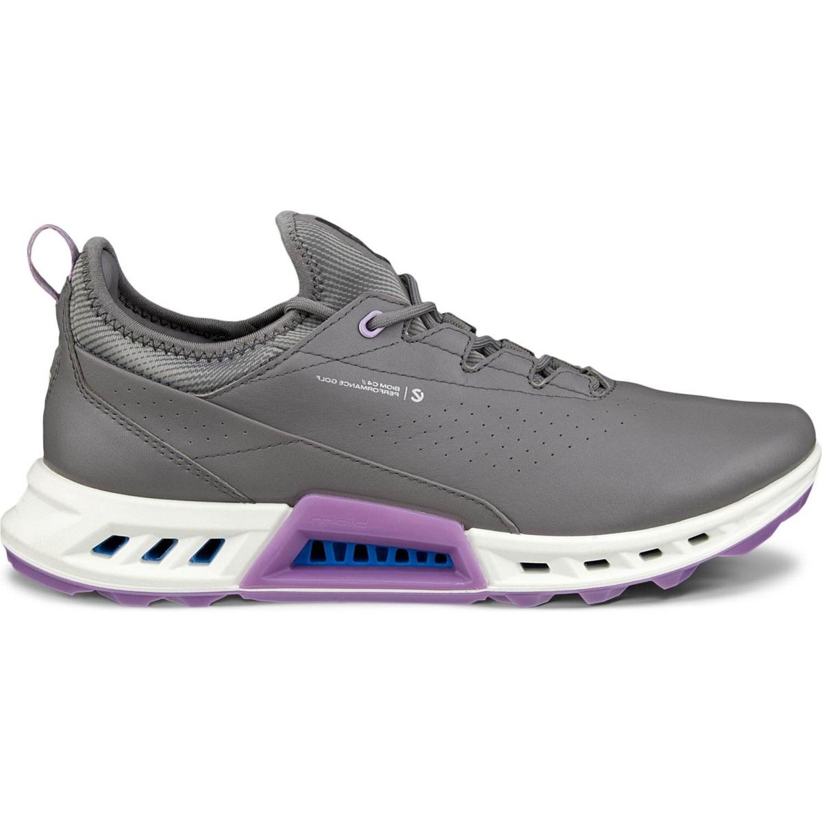 Ecco Biom C4 Vandtætte Dame Golfsko Uden Spikes - Steel/Lavender Mist - Str. 36 Normal