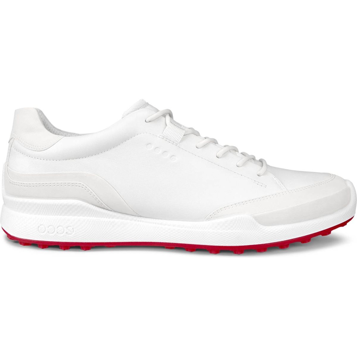 Ecco Biom Hybrid (2025) Vandtætte Herre Golfsko Uden Spikes - White/White - Str. 44 Normal