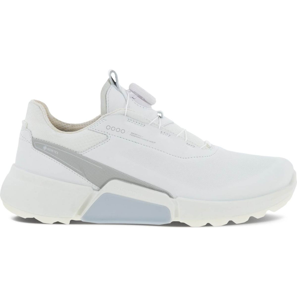 Ecco Biom Hybrid 4 (2023) BOA Vandtætte Dame Golfsko Uden Spikes - White/Concrete - Str. 38 Normal