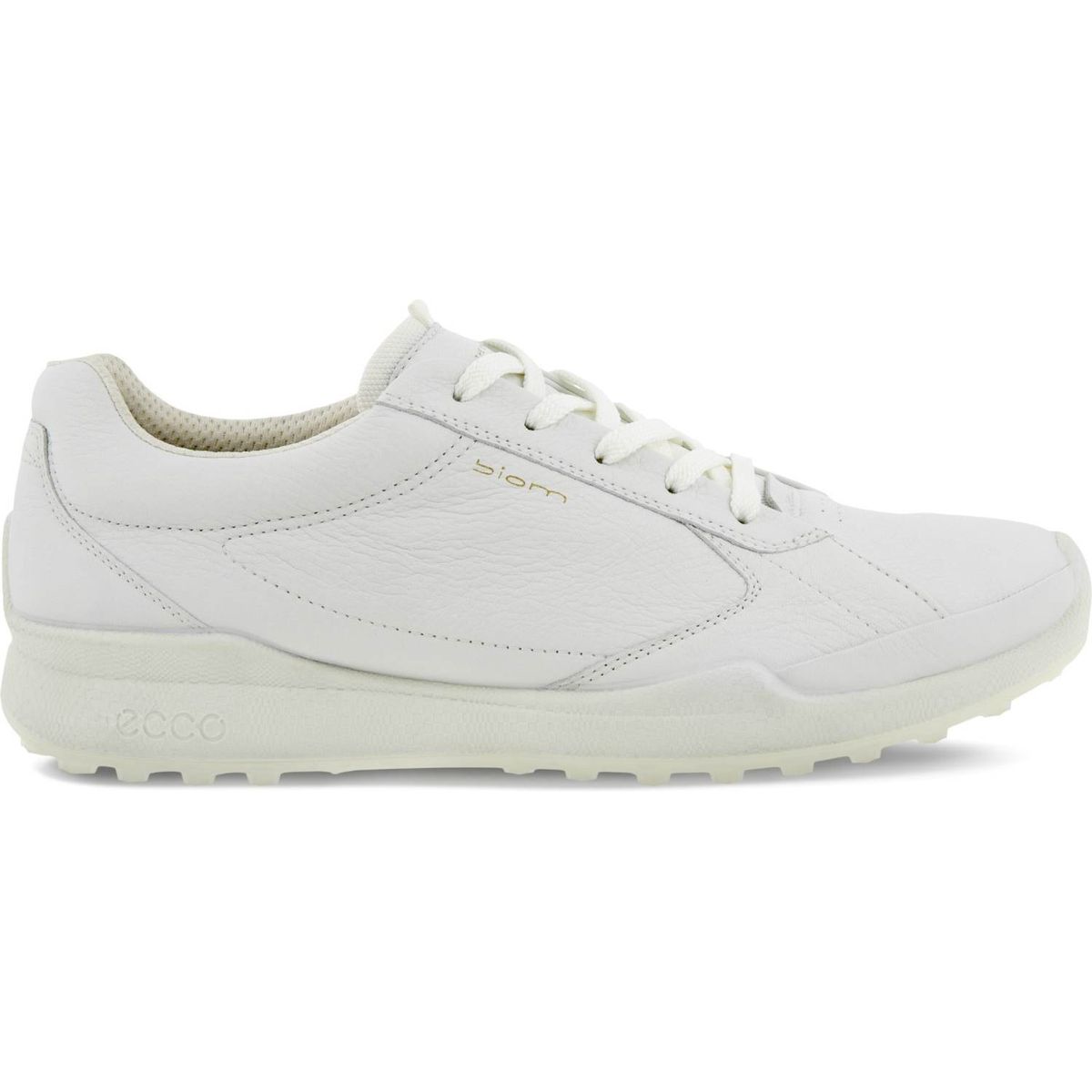 Ecco Biom Hybrid Vandtætte Herre Golfsko Uden Spikes - White - Str. 40 Normal