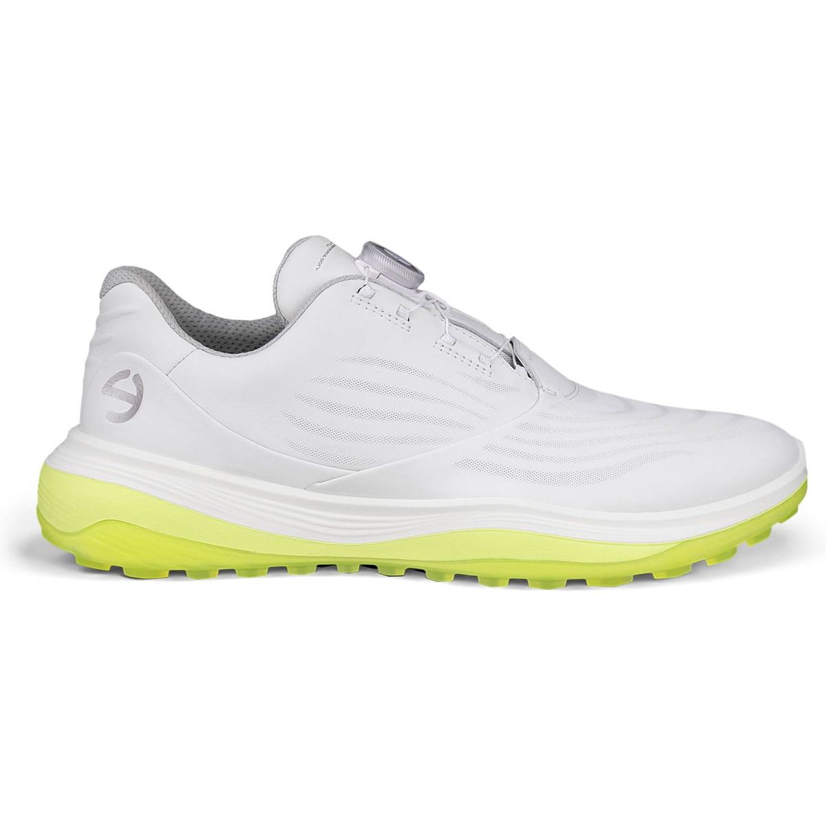 Ecco LT1 BOA Vandtætte Herre Golfsko Uden Spikes - White - Str. 46 Normal