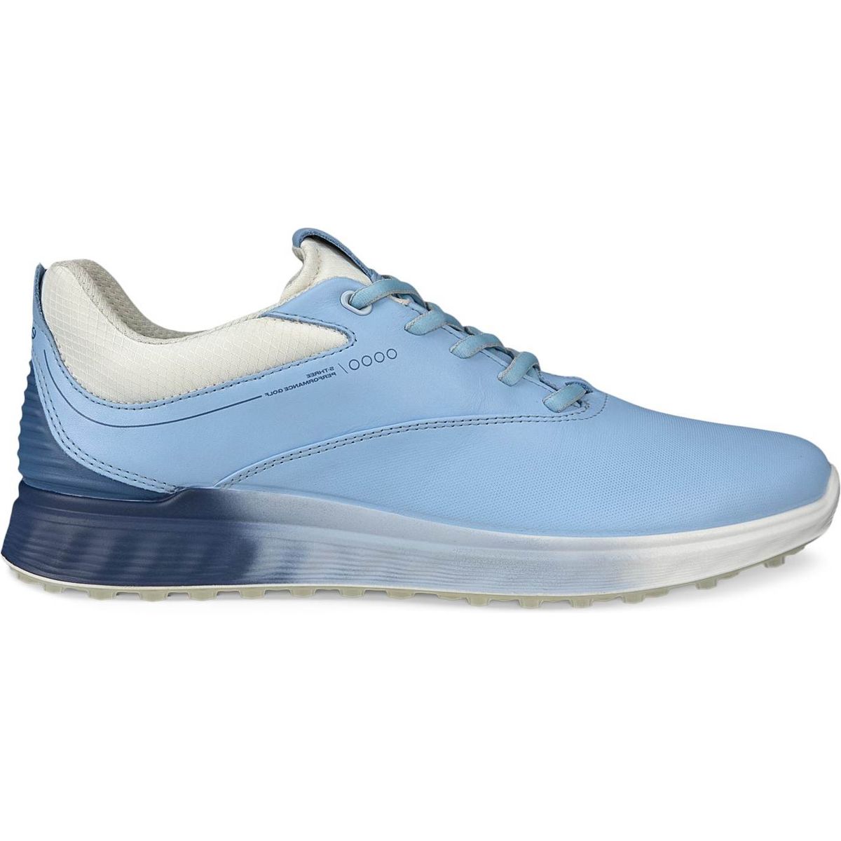 Ecco S-Three (2023) Vandtætte Dame Golfsko Uden Spikes - Bluebell/Retro Blue - Str. 40 Normal