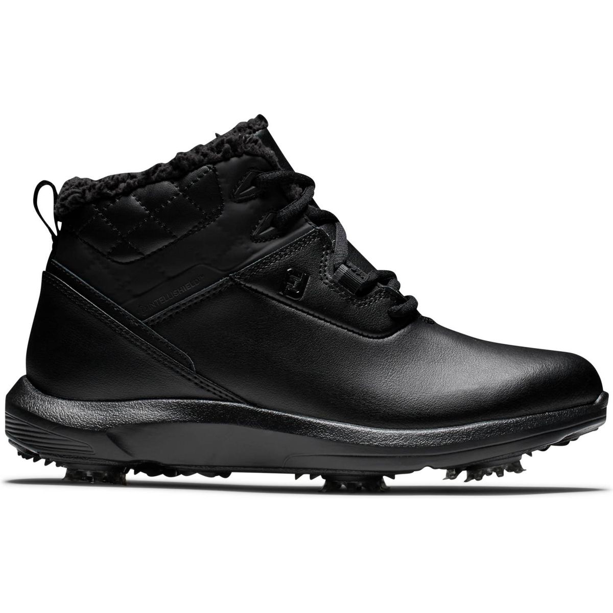 Footjoy Boot (2022) Vandtætte Dame Golfsko Med Spikes - Black - Str. 40 Bred