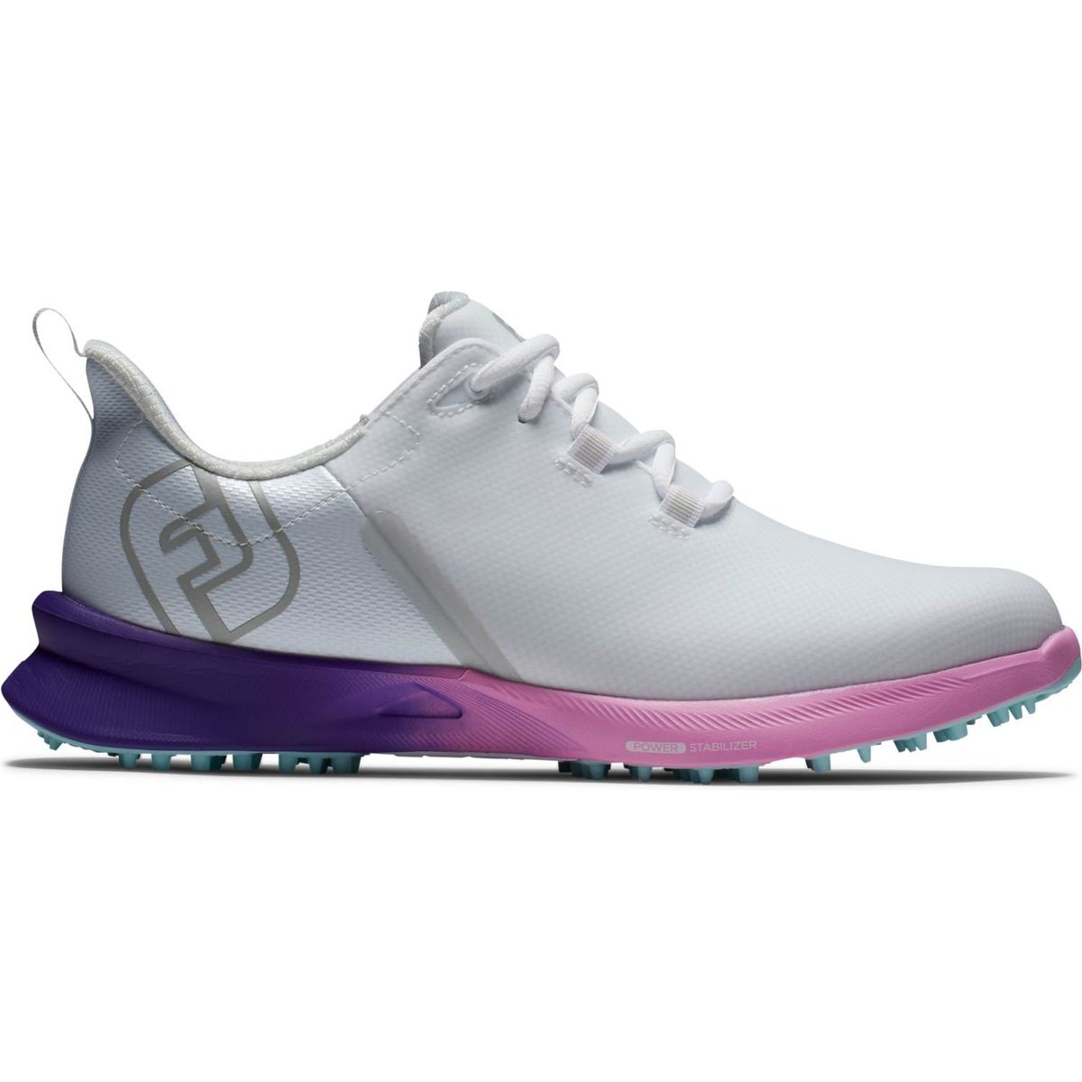 Footjoy Fuel Sport Vandtætte Dame Golfsko Uden Spikes - White/Purple/Pink - Str. 40 1/2 Normal