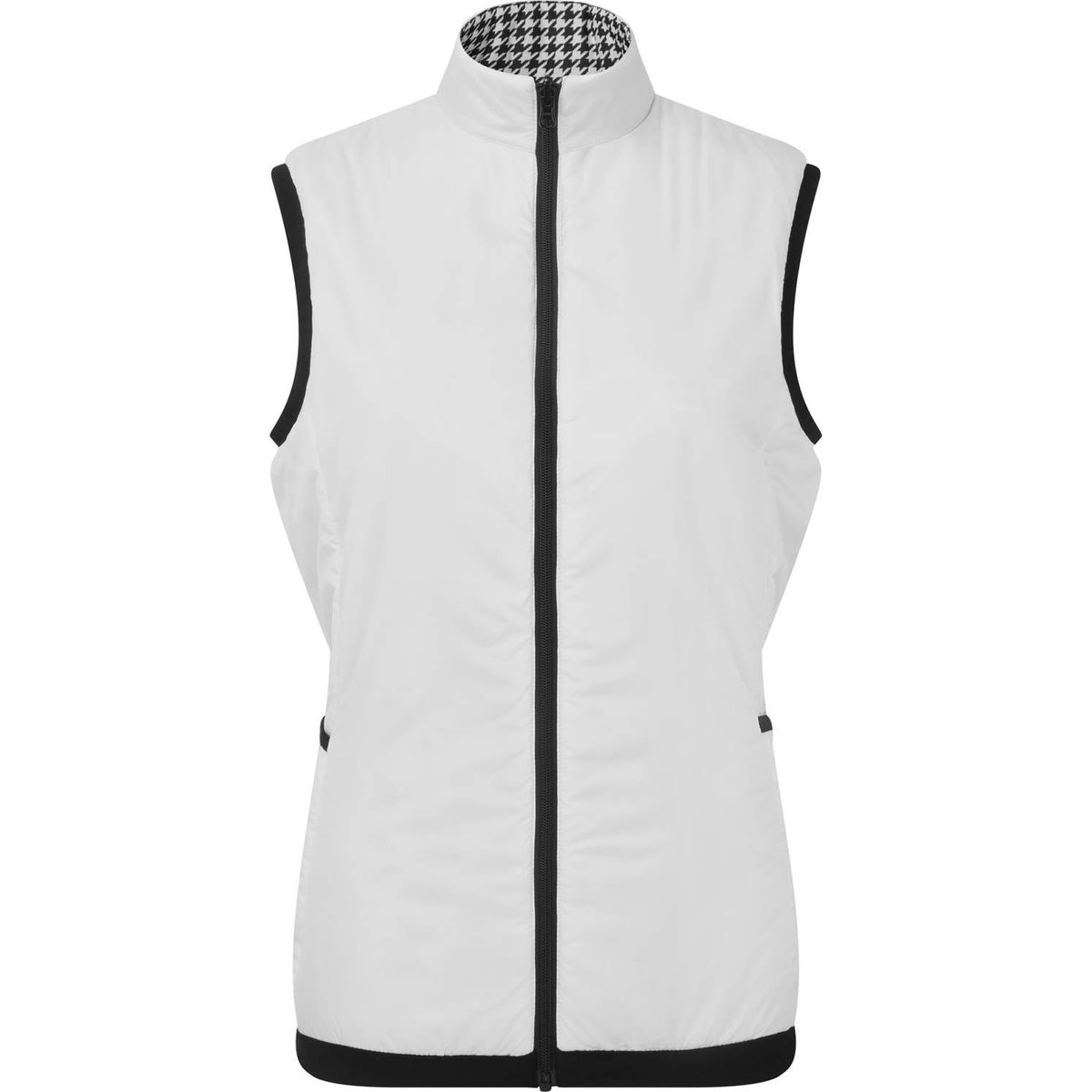 Footjoy Insulated Reversible Dame Vest - Wht/Blk - Str. XS