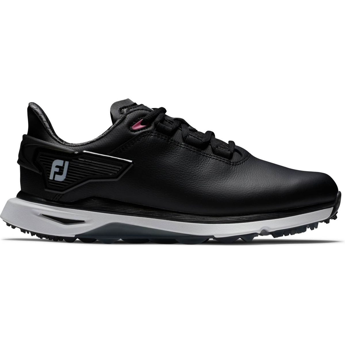 Footjoy Pro/SLX Vandtætte Dame Golfsko Uden Spikes - Black/Wht/Grey - Str. 36 1/2 Bred