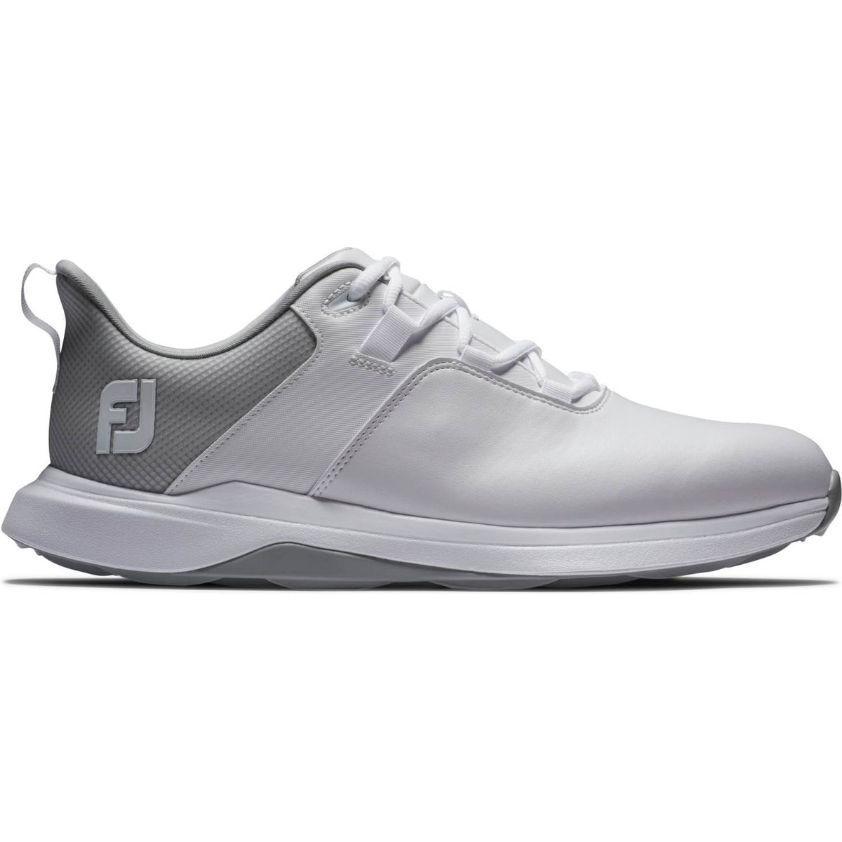 Footjoy ProLite Vandtætte Herre Golfsko Uden Spikes - White/Grey - Str. 45 Normal