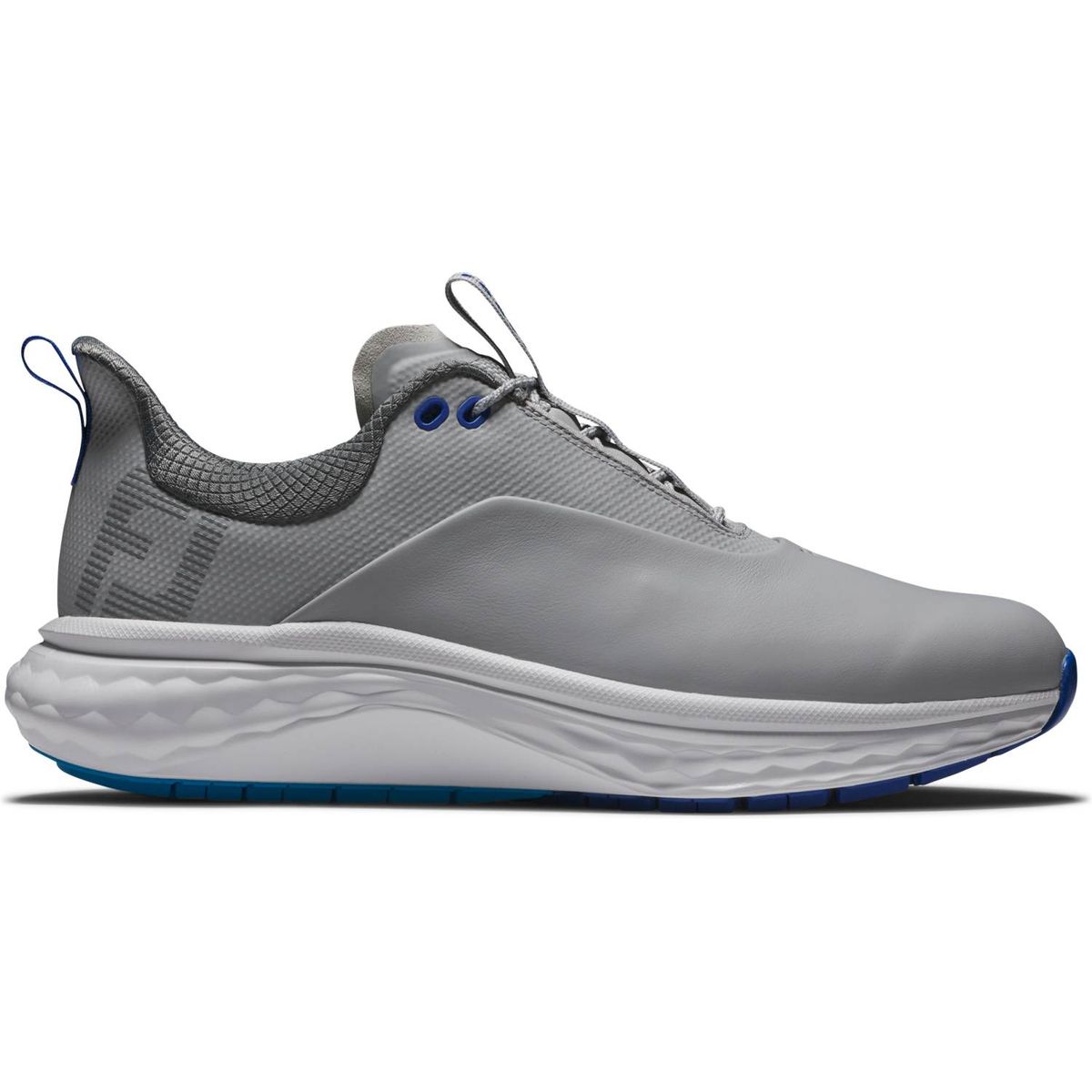 Footjoy Quantum Vandtætte Herre Golfsko Uden Spikes - Grey/White/Blue - Str. 43 Normal