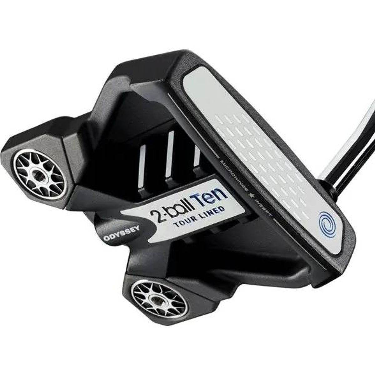 Odyssey 2-Ball Ten Tour Lined (2023) Double Bend Neck Putter - Sort - Højre - Str. 34" - Odyssey Oversize (2022) Standard Grå/Blå