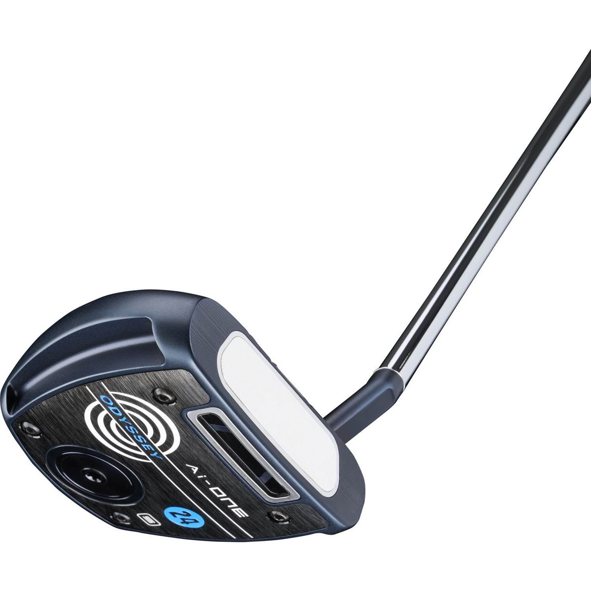 Odyssey Ai-One 24 S Slant Neck Putter - Blå - Højre - Str. 35" - Odyssey Ai-ONE (2023) Midsize Hvid/Blå