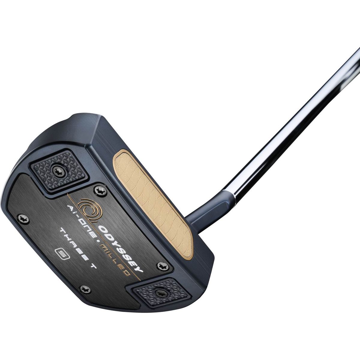 Odyssey Ai-One Milled Three T S Slant Neck Putter - Blå - Højre - Str. 34" - Odyssey Ai-ONE Milled (2023) Midsize Hvid/Blå