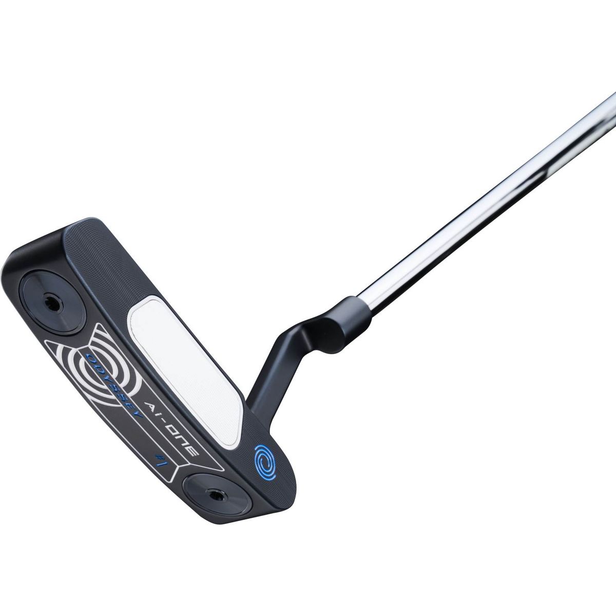 Odyssey Ai-One One CH Plumber Neck Putter - Blå - Venstre - Str. 35" - Odyssey Ai-ONE (2023) Midsize Hvid/Blå