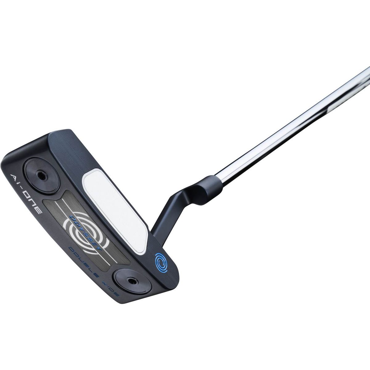 Odyssey Ai-One Double Wide CH Plumber Neck Dame Putter - Blå - Højre - Str. 32" - Odyssey Ai-ONE (2023) Standard Hvid/Blå