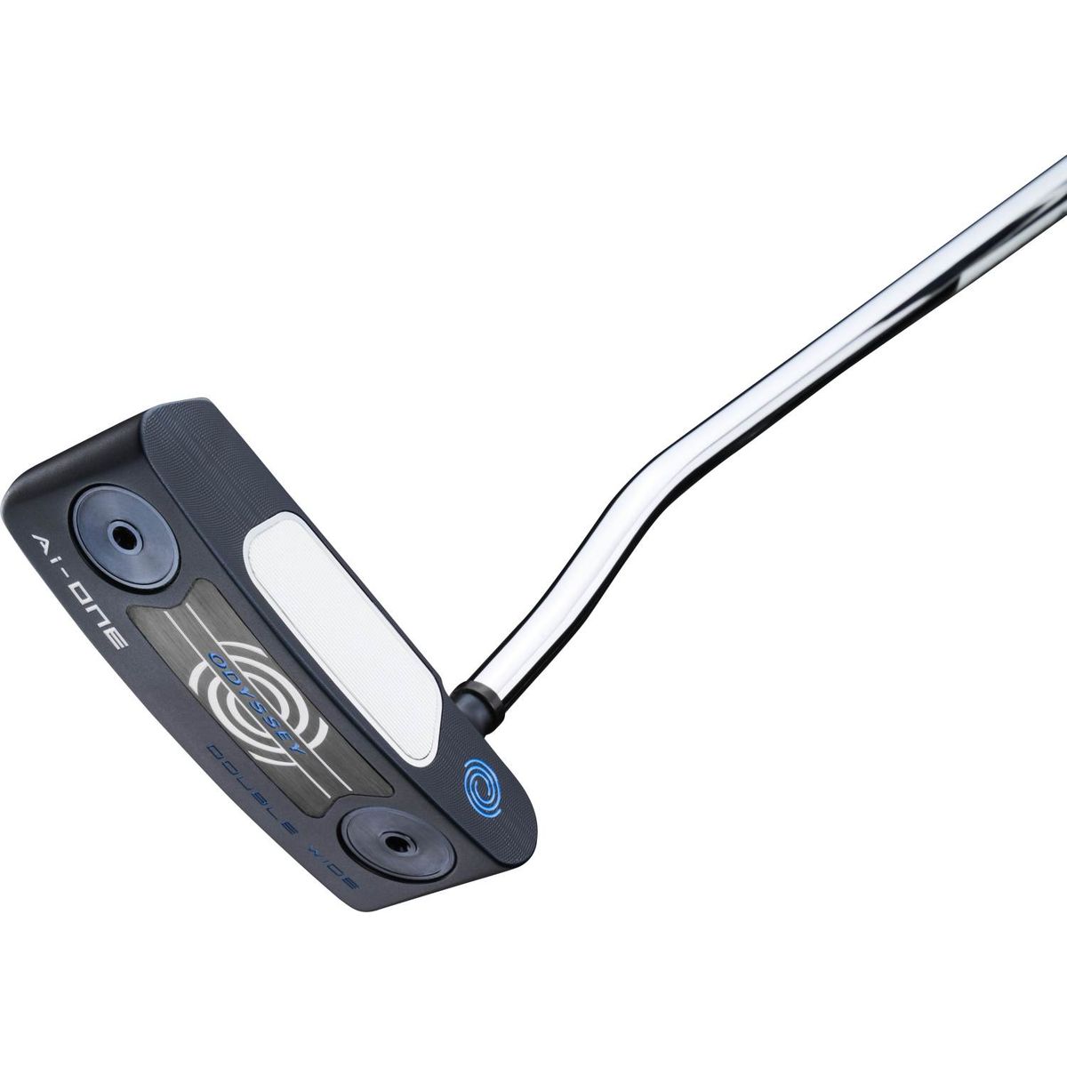 Odyssey Ai-One Double Wide DB Double Bend Neck Putter - Blå - Højre - Str. 34" - Odyssey Ai-ONE (2023) Midsize Hvid/Blå