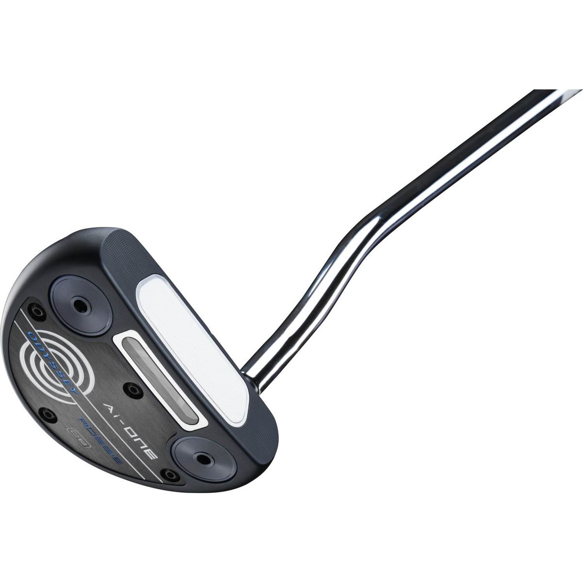 Odyssey Ai-One Rossie Db Double Bend Neck Putter - Blå - Højre - Str. 33" - Odyssey Ai-ONE (2023) Midsize Hvid/Blå