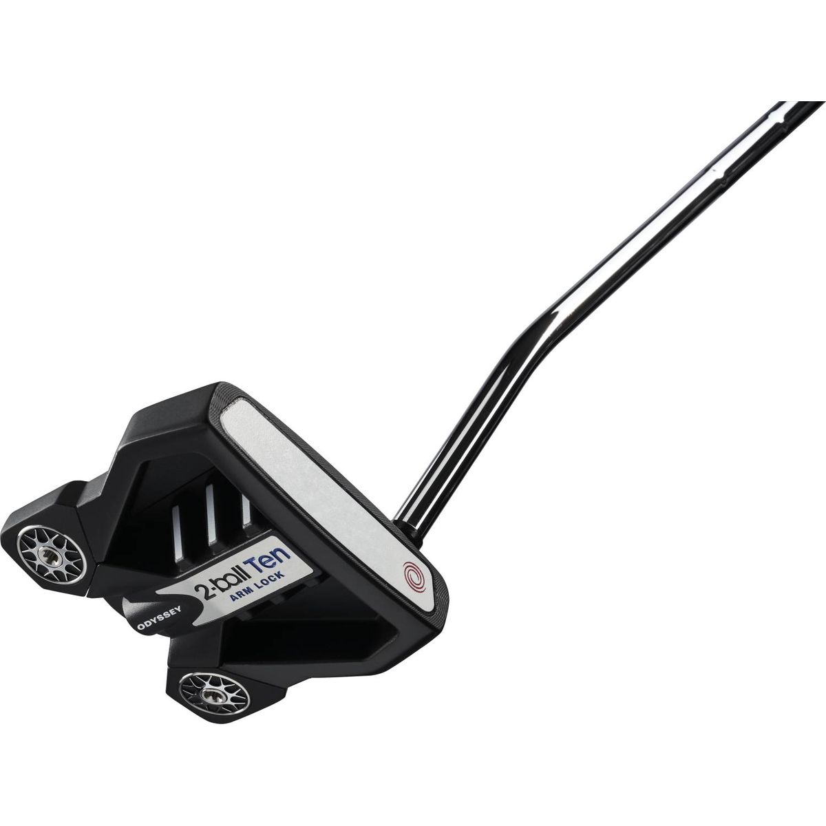 Odyssey Ten 2-Ball Arm Lock Lined (2023) Single Bend Neck Putter - Sort - Venstre - Str. 42" - Odyssey Arm Lock (2022) Standard Blå/Hvid