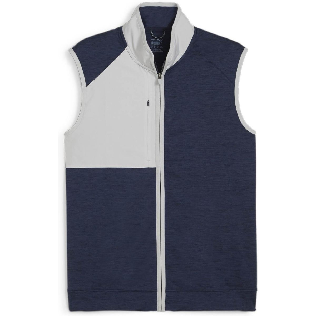 Puma Cloudspun (2024) Herre Vest - Deep Navy Heather/Ash Gray - Str. XXXL