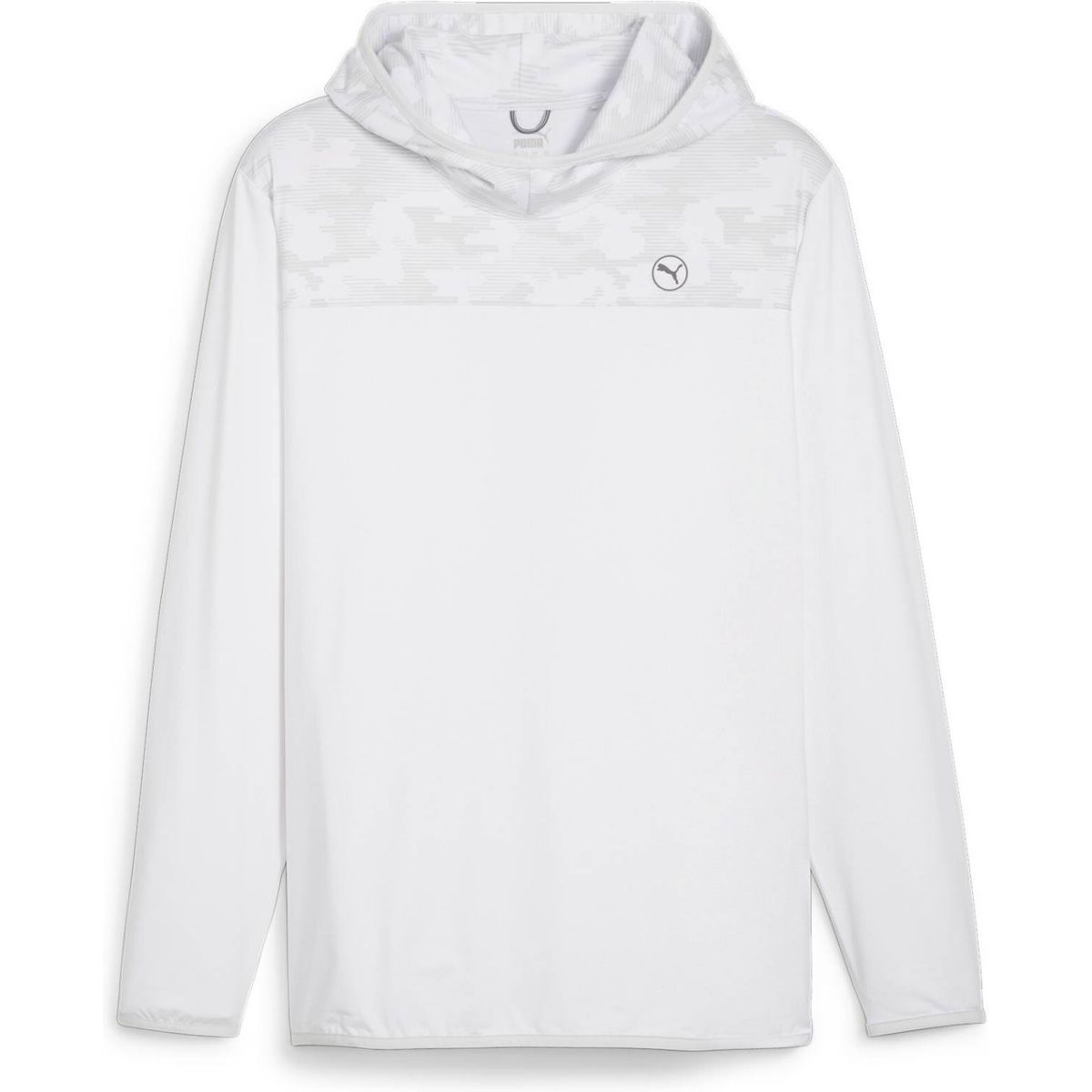 Puma Cloudspun Camo Hoodie (2024) Herre Pullover - White Glow - Str. S