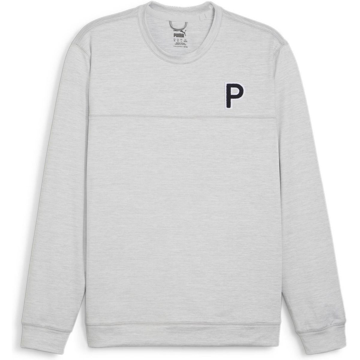 Puma Cloudspun Patch (2024) Herre Pullover - Ash Gray Heather - Str. XXL