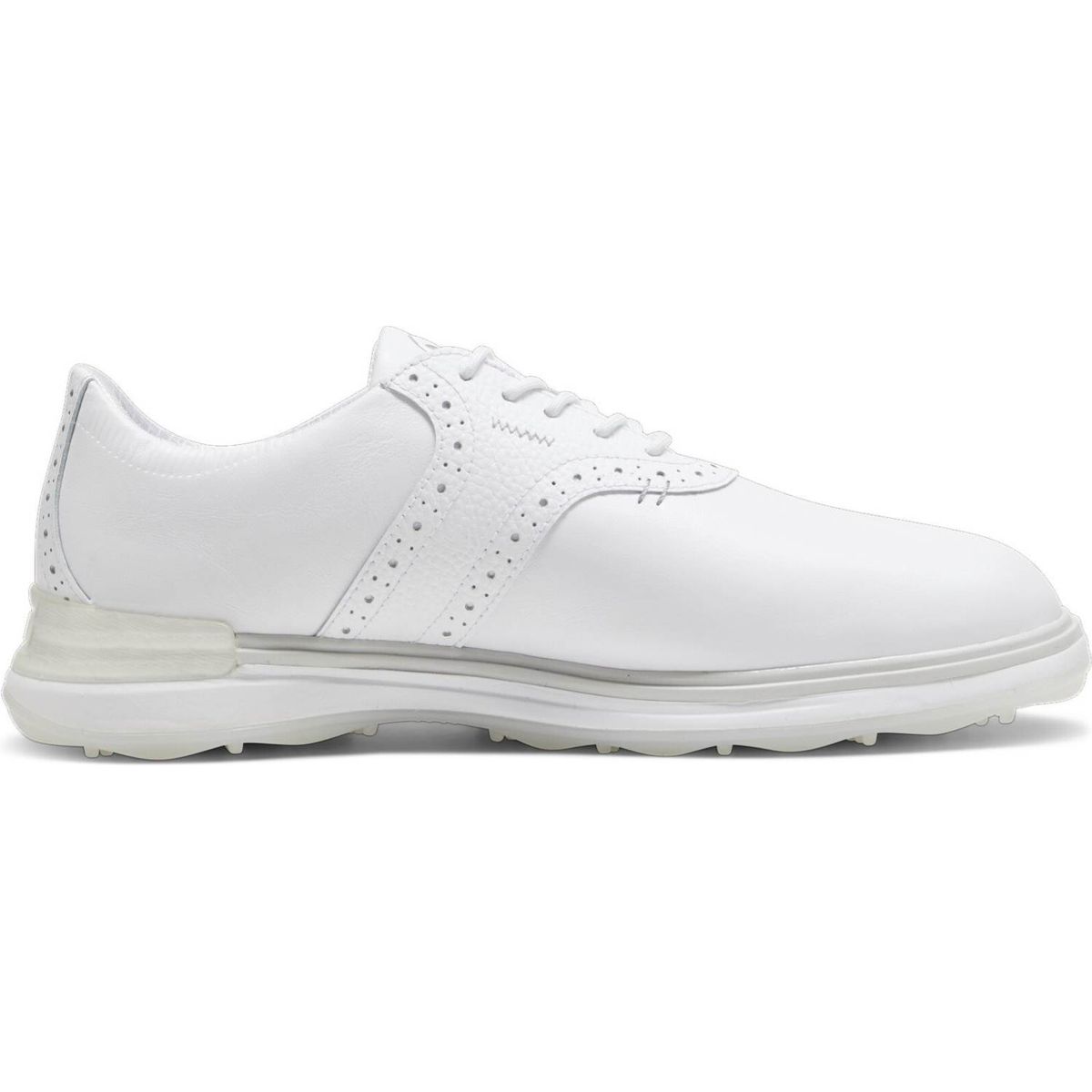 Puma Avant Vandtætte Herre Golfsko Uden Spikes - Puma White/Ash Gray/Puma White - Str. 40 1/2 Normal