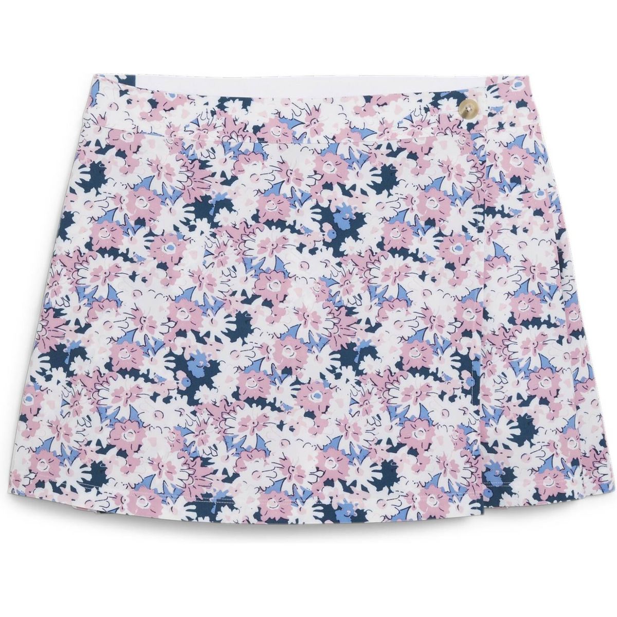 Puma Bloom Wrap Skirt (2024) Dame Nederdel - Pink Icing/White Glow - Str. XS / Kort