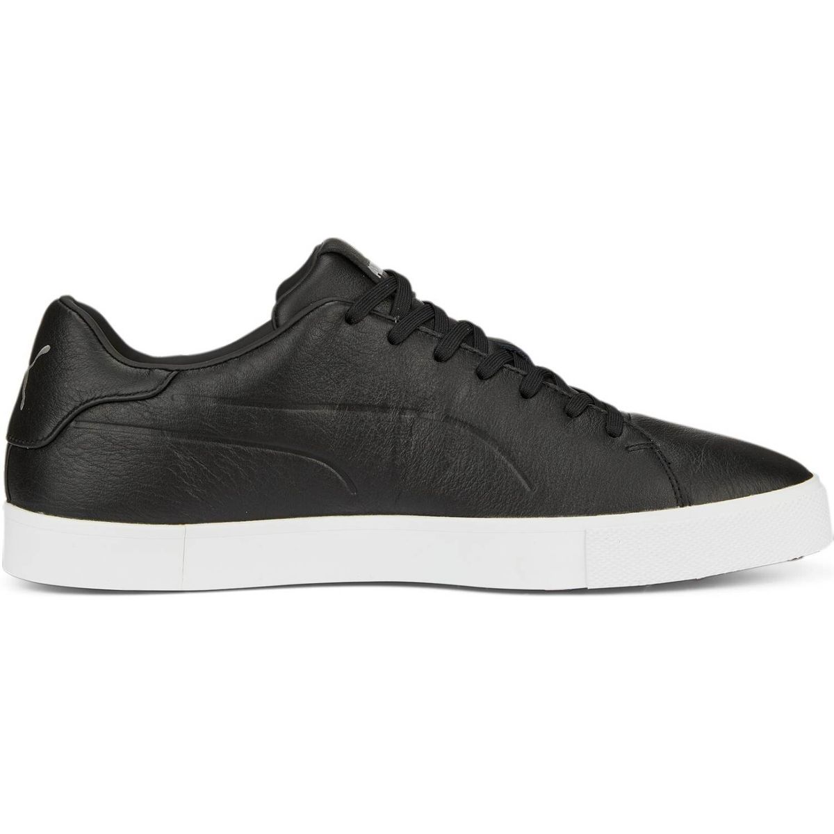 Puma Fusion Classic Vandtætte Herre Golfsko Uden Spikes - Puma Black/Puma Black - Str. 42 1/2 Normal