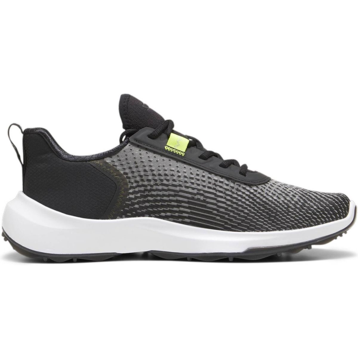 Puma Fusion Crush Sport Vandtætte Herre Golfsko Uden Spikes - Puma Black/Electric Lime - Str. 41 Normal