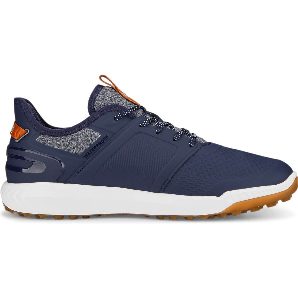 Puma Ignite Elevate Vandtætte Herre Golfsko Uden Spikes - Puma Navy/Puma Silver - Str. 42 Normal